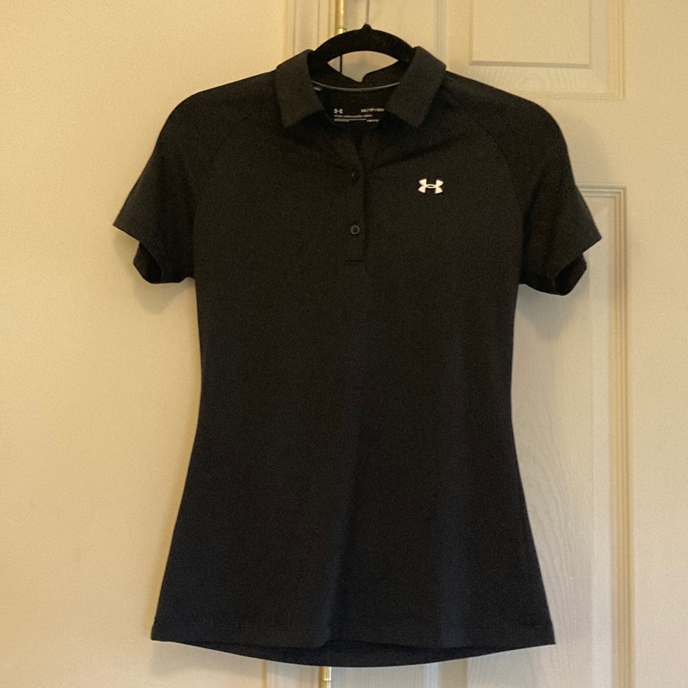 Heat gear collared shirt from under armour, barely worn